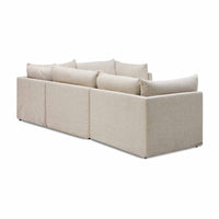Mia Modular Sofa Dune 4 Seat Corner detail
