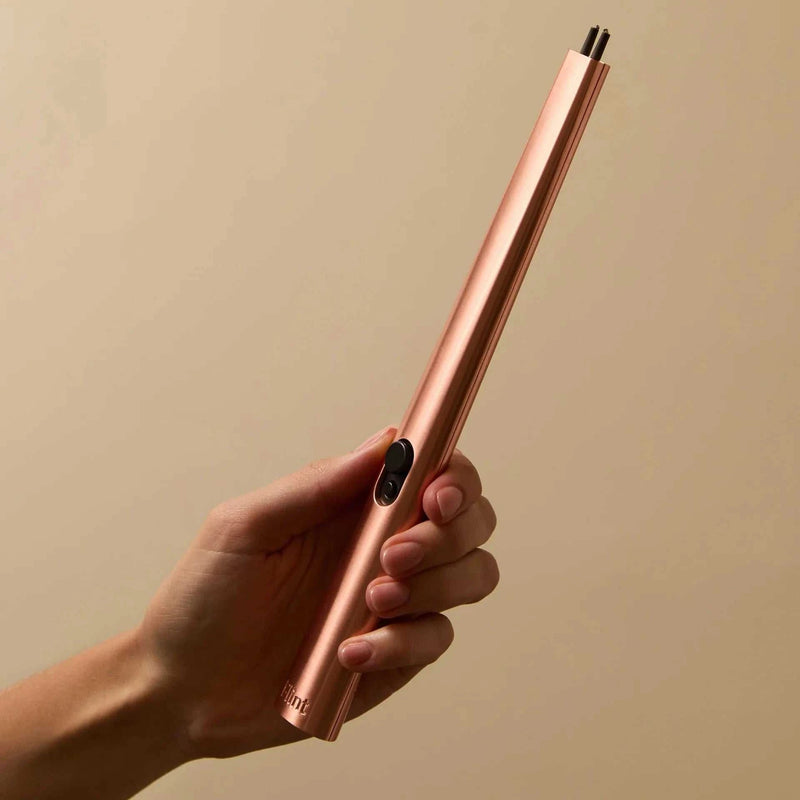 Flint Candle Lighter Flint - Rechargeable Lighter - Rose Gold