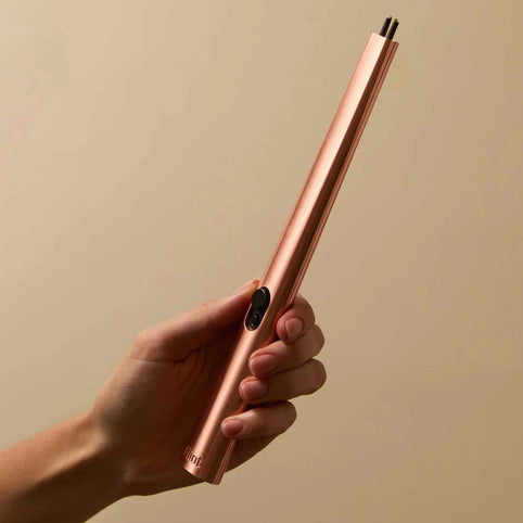 Flint Candle Lighter Flint - Rechargeable Lighter - Rose Gold