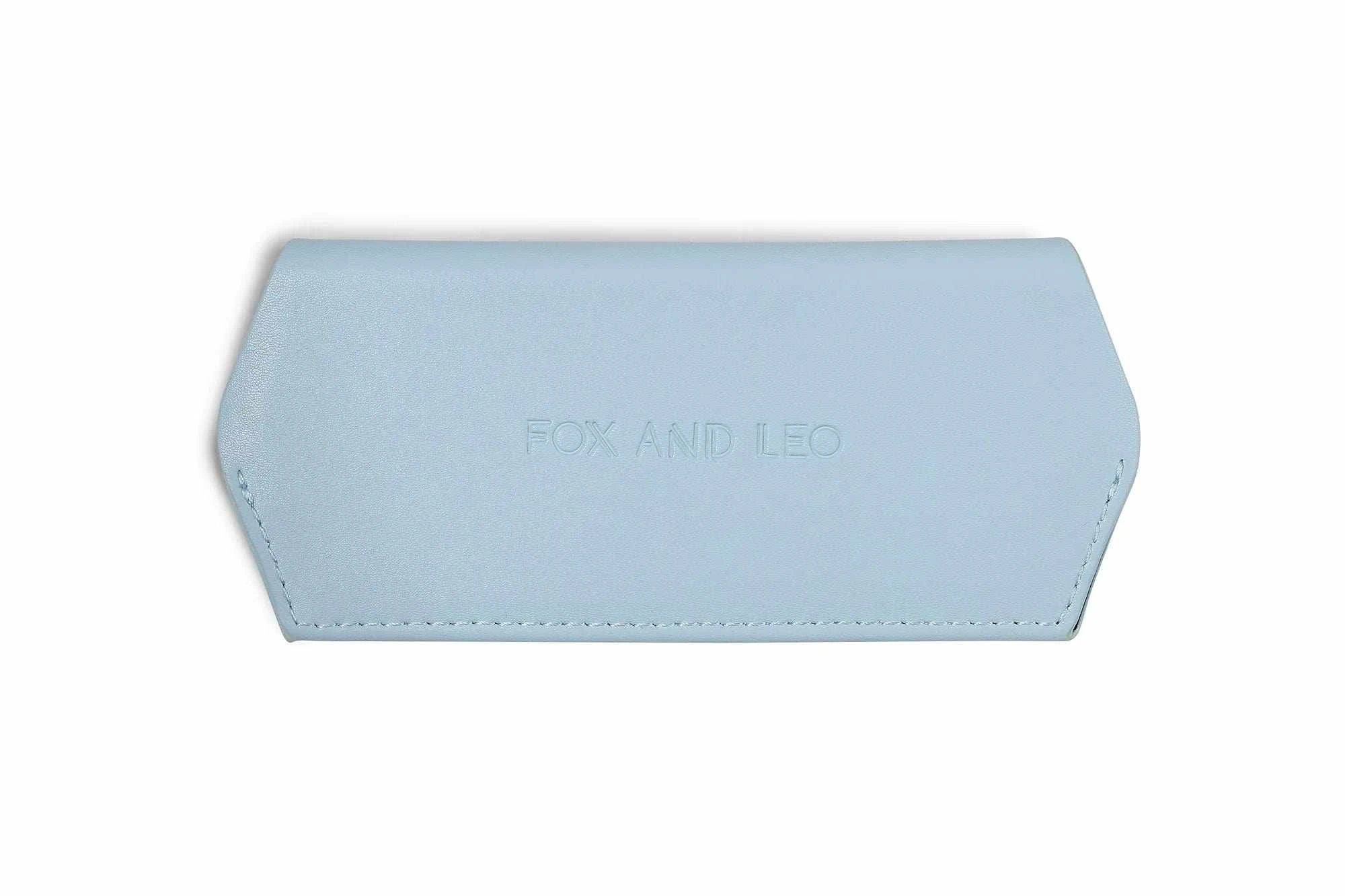 Fox and Leo Sunglasses Fox and Leo Glasses Case, Sky