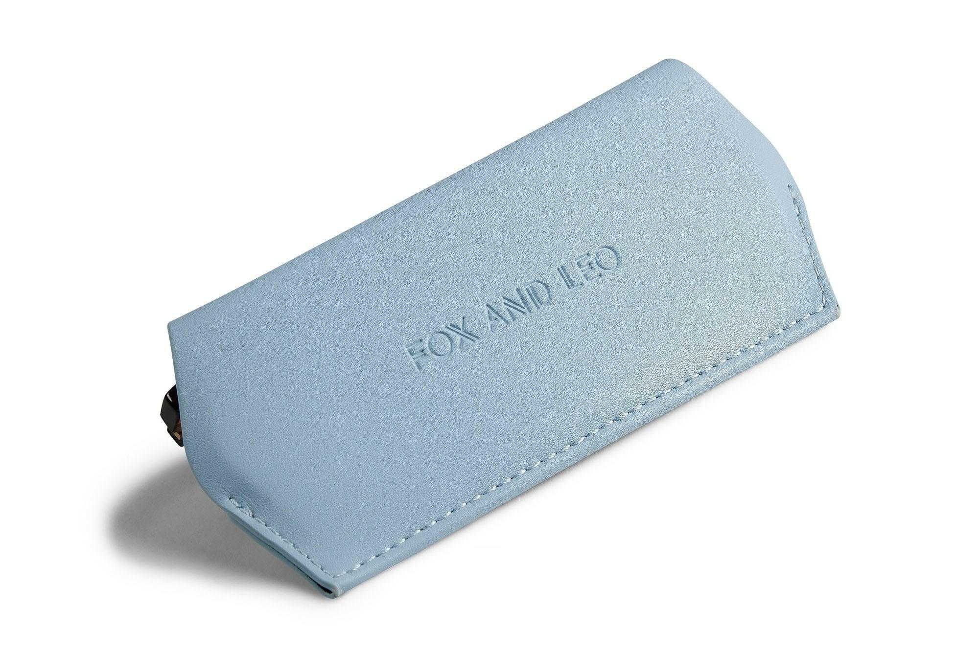 Fox and Leo Sunglasses Fox and Leo Glasses Case, Sky