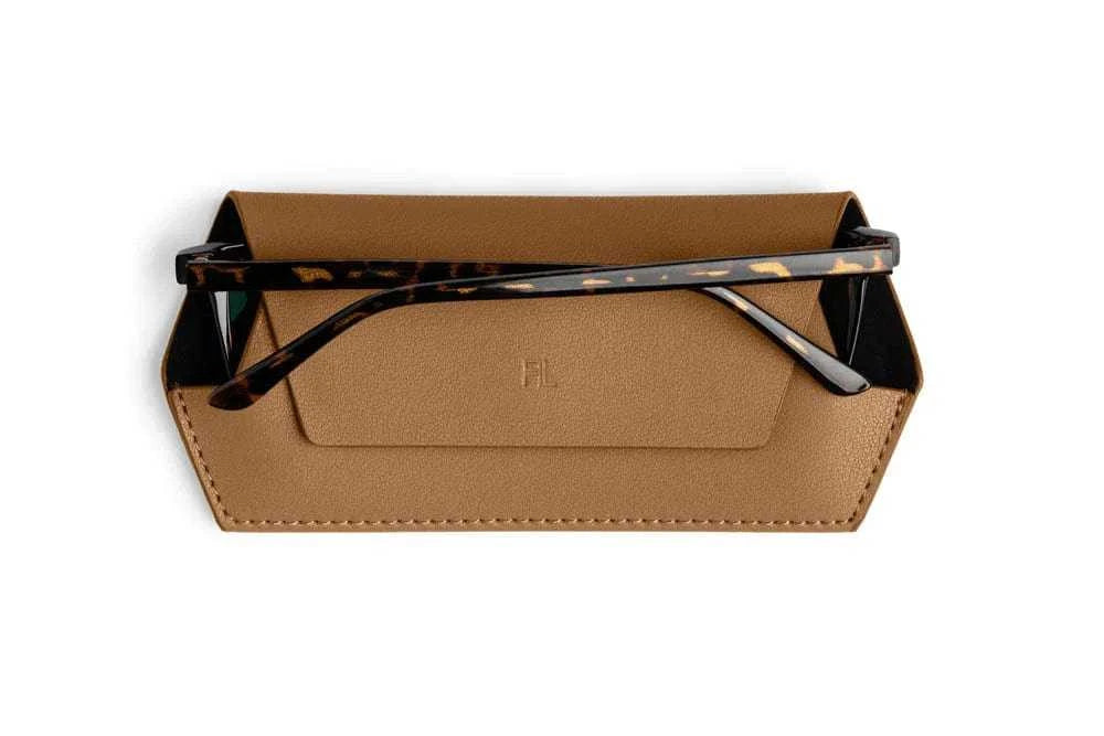 Fox and Leo Sunglasses Fox and Leo Glasses Case, Tan
