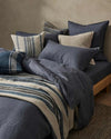 Weave Home Bed Linen Weave Home Ravello Pillowcase Pair - Denim (Various Sizes)