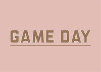 Norsu Interiors Prints Blush / 30x40cm / No Thanks Clubhouse Collection - Game Day Print - Various Sizes