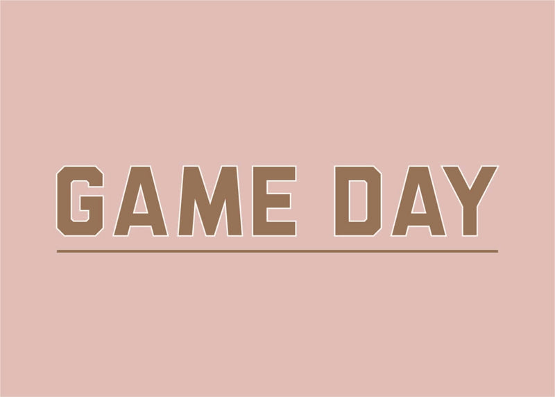 Norsu Interiors Prints Blush / 30x40cm / No Thanks Clubhouse Collection - Game Day Print - Various Sizes