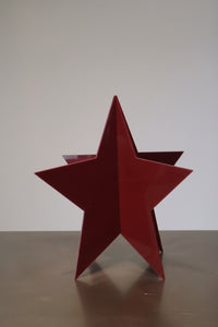 norsu STUDIO Standing Star Table Decoration - Burgundy (Various Sizes)