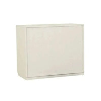 GlobeWest Kin 1 Drawer 2 Door Buffet in shell color with ash veneer and clean modern design