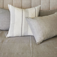 Eadie Lifestyle Luca Linen Bed Cover - Grey