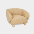 GlobeWest Flo Occasional Chair - Hay - Natural Ash