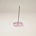Gentle Habits, Glass Vessel Incense Holder - Pink