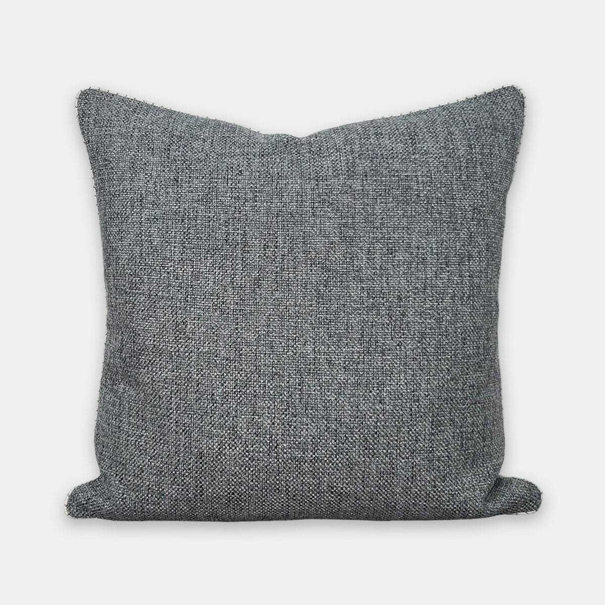 Blue Horizon reversible cushion from norsu Studio's Forma Collection with luxe piping and feather-down filling