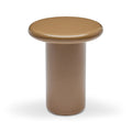 Fleur Side Table Dark Cappuccino Gloss