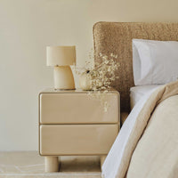 Brae Bedside Table styled