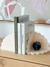 norsu Studio Acrylic Scalloped Bookends (Set of Two) – Blush
