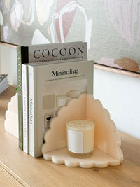 norsu Studio Acrylic Scalloped Bookends (Set of Two) – Blush