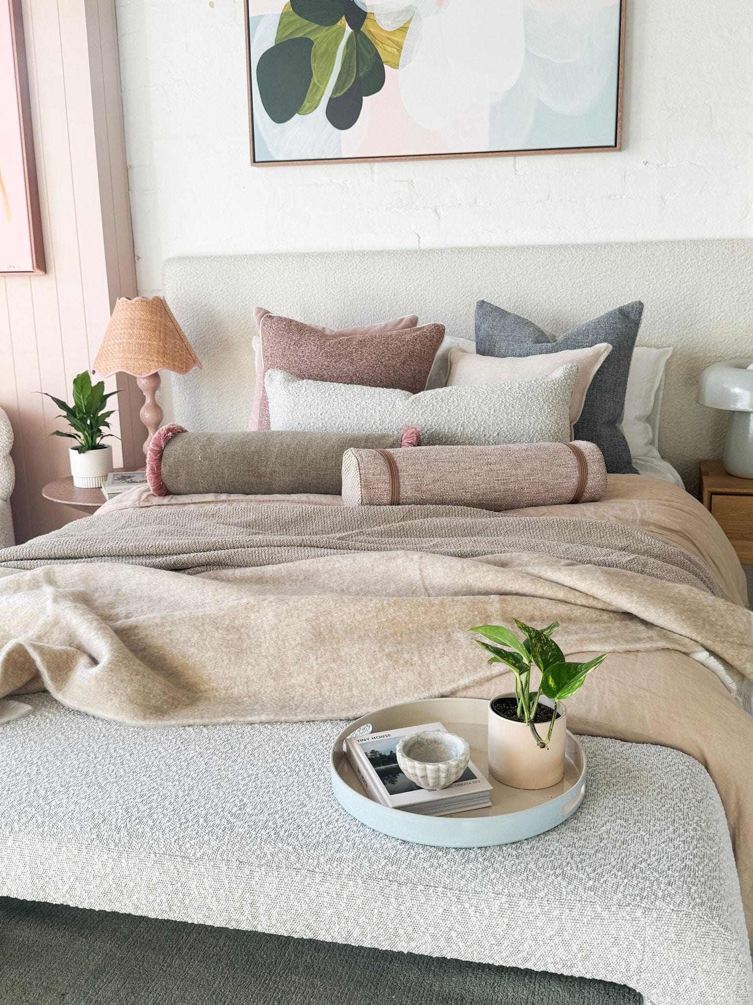 Baya Blankets & Throws Baya Sorrento Throw - Clay