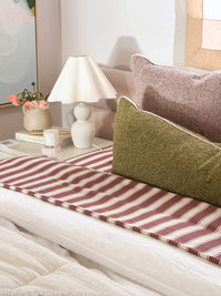 Mulberry Threads Bed Linen Mulberry Threads Cinnamon Stripe Bamboo Sheet Set