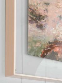 norsu STUDIO blush acrylic box gallery frame showcasing artwork with a modern, durable acrylic design