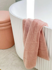 Aura Home Accessories Paros Bath Mat - Pink Clay