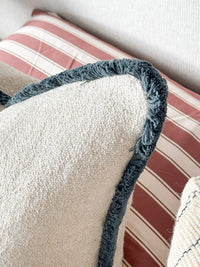 Baya Darcy Cushion - Cloudburst
