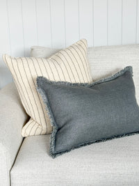 Baya Dover Cushion - Slate