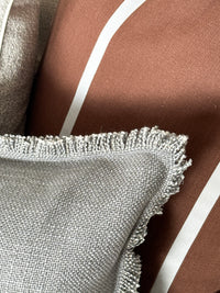 Baya Otis Cushion - Chocolate/Sky
