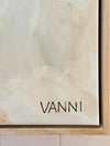 Oak framed Vanni limited edition fine art canvas print Breathing in the New 90x108cm with floating wood frame