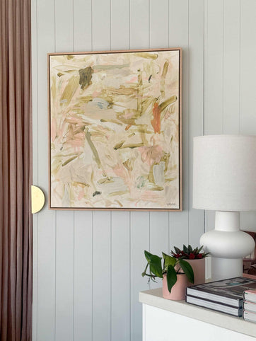 Vanni Art Prints Oak framed Vanni Limited Edition Fine Art Canvas Print - Dancing in the Breeze 68 x 80cm - store pick up only