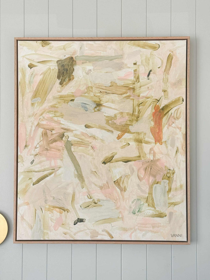 Vanni Art Prints Oak framed Vanni Limited Edition Fine Art Canvas Print - Dancing in the Breeze 68 x 80cm - store pick up only