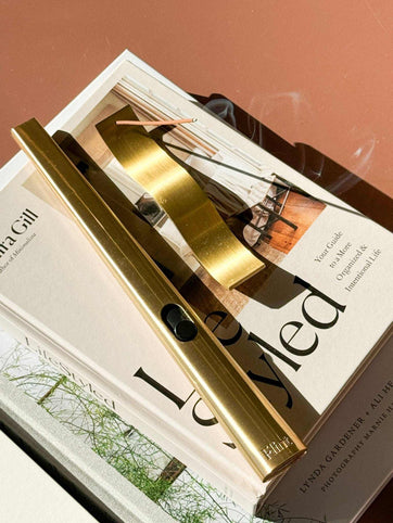 Flint Candle Lighter Flint - Rechargeable Lighter - Gold