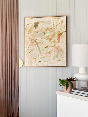 Vanni Art Prints Oak framed Vanni Limited Edition Fine Art Canvas Print - Dancing in the Breeze 68 x 80cm - store pick up only