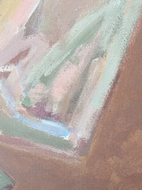 Oak framed Marcia Priestley Chaps Rosata limited edition canvas print 59x84cm