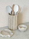 Norsu Interiors Vases Marlow Marble Utensil Holder