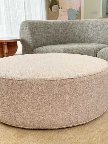 norsu interiors Ottomans norsuHOME Ottoman, Blush Boucle (Various Sizes)