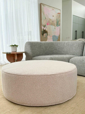 norsu interiors Ottomans norsuHOME Ottoman, Blush Boucle (Various Sizes)