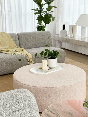 norsu interiors Ottomans norsuHOME Ottoman, Blush Boucle (Various Sizes)