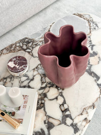 Bloom Vase - Burnt Eggplant