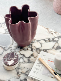 Bloom Vase - Burnt Eggplant
