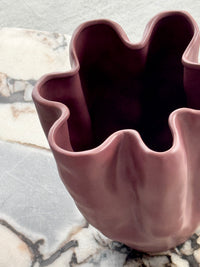 Bloom Vase - Burnt Eggplant