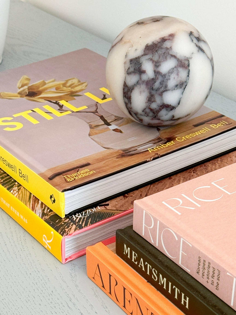 CoTheory Accessories CoTheory Orbit Table Sculpture - Viola Marble