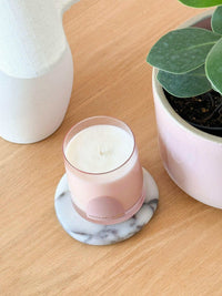 Black Blaze placemats & coasters Black Blaze - Calacatta Viola Marble Coaster Set