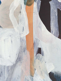 Abstract fine art canvas print "Inconspicuous" by Prudence De Marchi featuring fluid brushstrokes and muted tones.