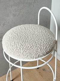 Zenn Design Bar Stools Zenn Design, The Archie Stool, Ovis Boucle Ecru