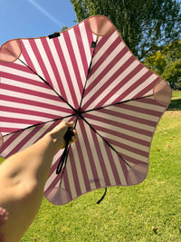 BLUNT Metro Umbrella in Desert Rose with compact, durable, and wind-resistant design inspired by Australian Sturt Desert Rose bloom