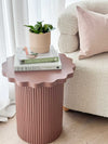 Norsu Interiors Side Table Floret Wood Side Table, rust