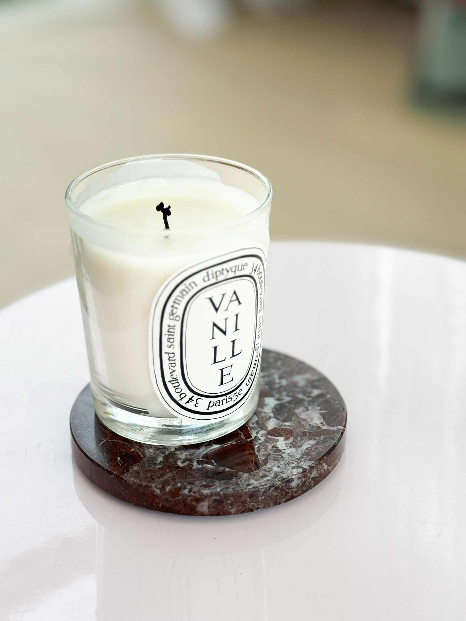 norsu STUDIO Duality Collection Rosso Levanto marble coasters set of two with burgundy veining