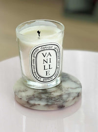 norsu STUDIO Duality Collection Viola marble coasters set of four with purple veining