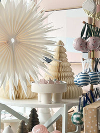Nordic Rooms Christmas Decorations Window & Wall Hanging Star Ornament, Off-White - Various Sizes