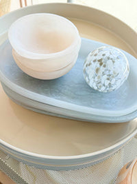 Norsu Interiors Dishes Ada Resin Small Bowl, Nude