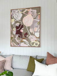 Rebecca Koerting Art Canvas Print Untamed Energy 100x125cm limited edition abstract wall art
